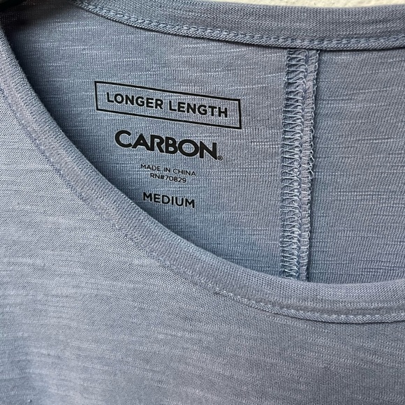 Carbon Light Blue Men's T-Shirt. Medium - Picture 2 of 4